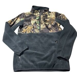 Columbia PHG Camoflauge Fleece Pullover Jacket Size Medium 10/12